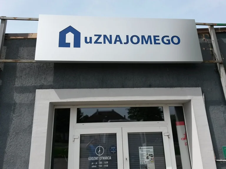 Kaseton i płyty z grafiką dla firmy U znajomego