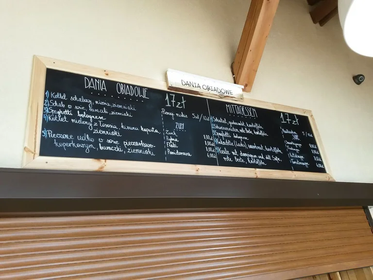 Tablice menu dla Smażalni w Mielnie