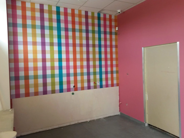 Dekoracja ścienna dla Baru Przerwa w Koszalinie