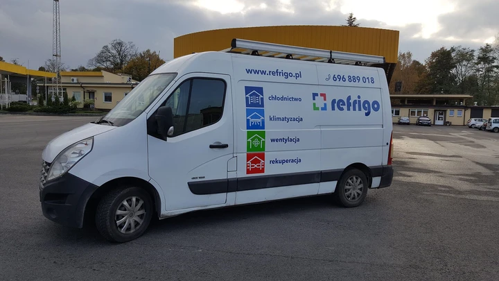 Oklejenie pojazdu serwisowego Refrigo