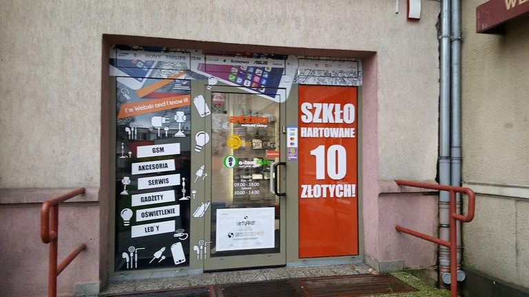 System reklamowy dla firmy Atom Webski sklep