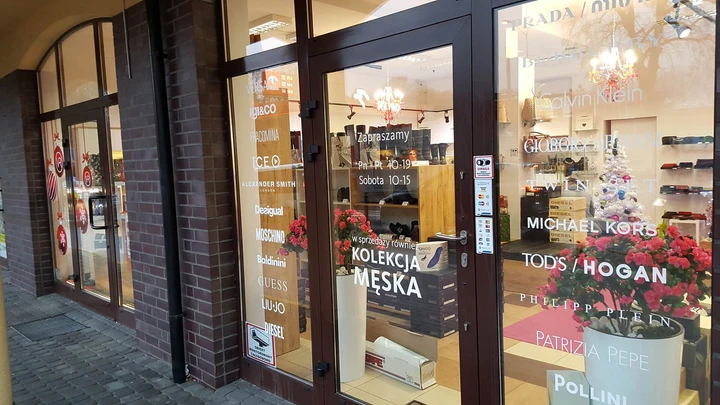 Świąteczna aranżacja witryn Via Roma Koszalin