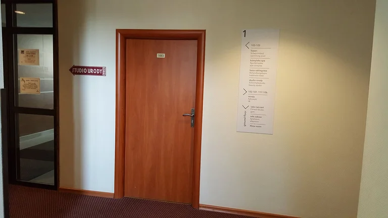 System informacji kierunkowej Hotel Eden Spa Mielno