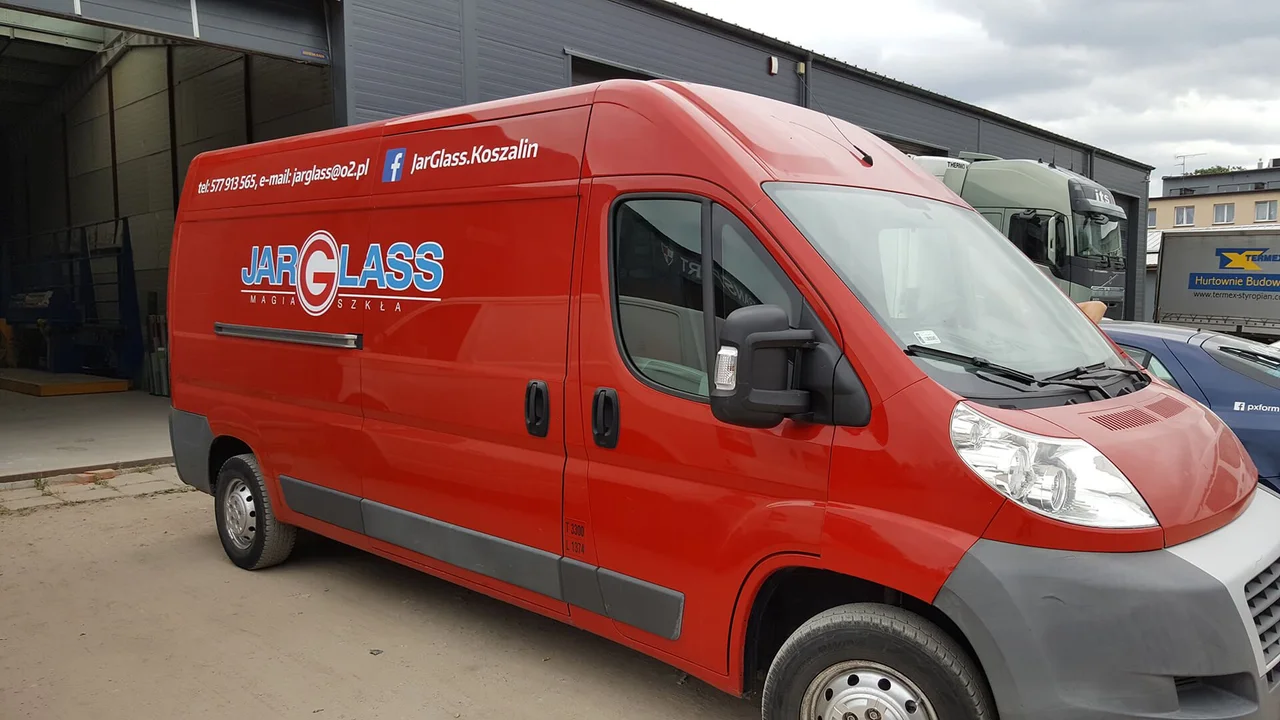 Oklejenie pojazdu Jar Glass