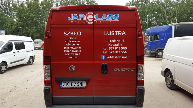 Oklejenie pojazdu Jar Glass