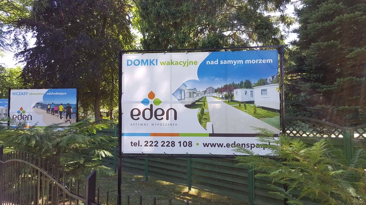 Banery reklamowe Eden SPA Mielno