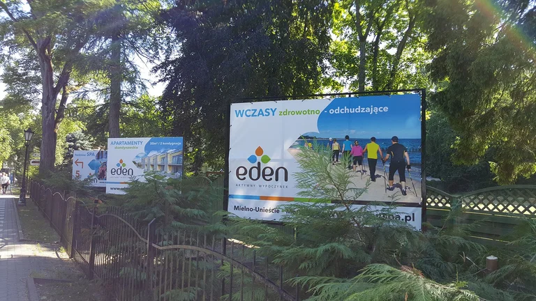 Banery reklamowe Eden SPA Mielno