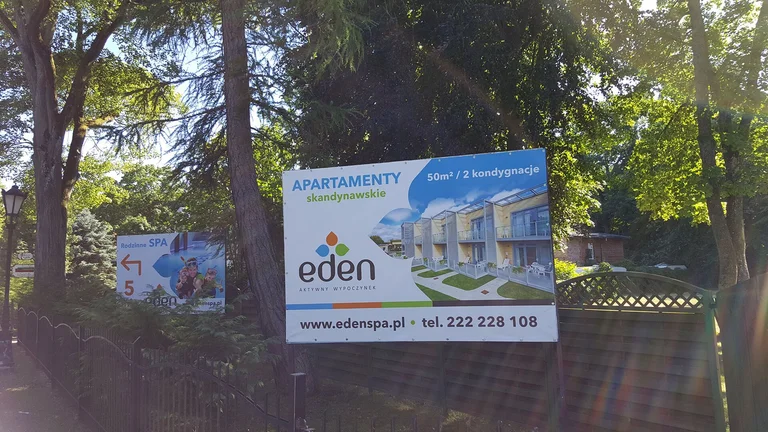 Banery reklamowe Eden SPA Mielno