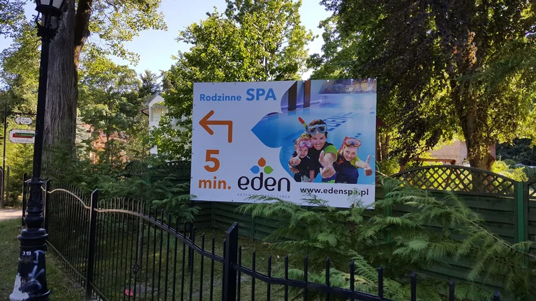 Banery reklamowe Eden SPA Mielno