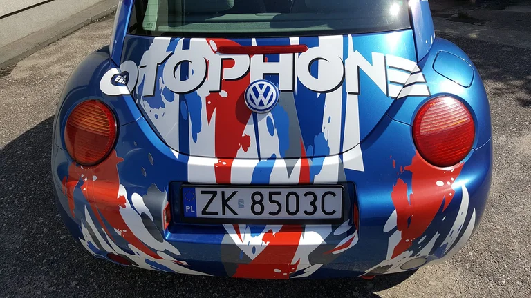 Oklejenie Volkswagena Garbusa dla Otophone