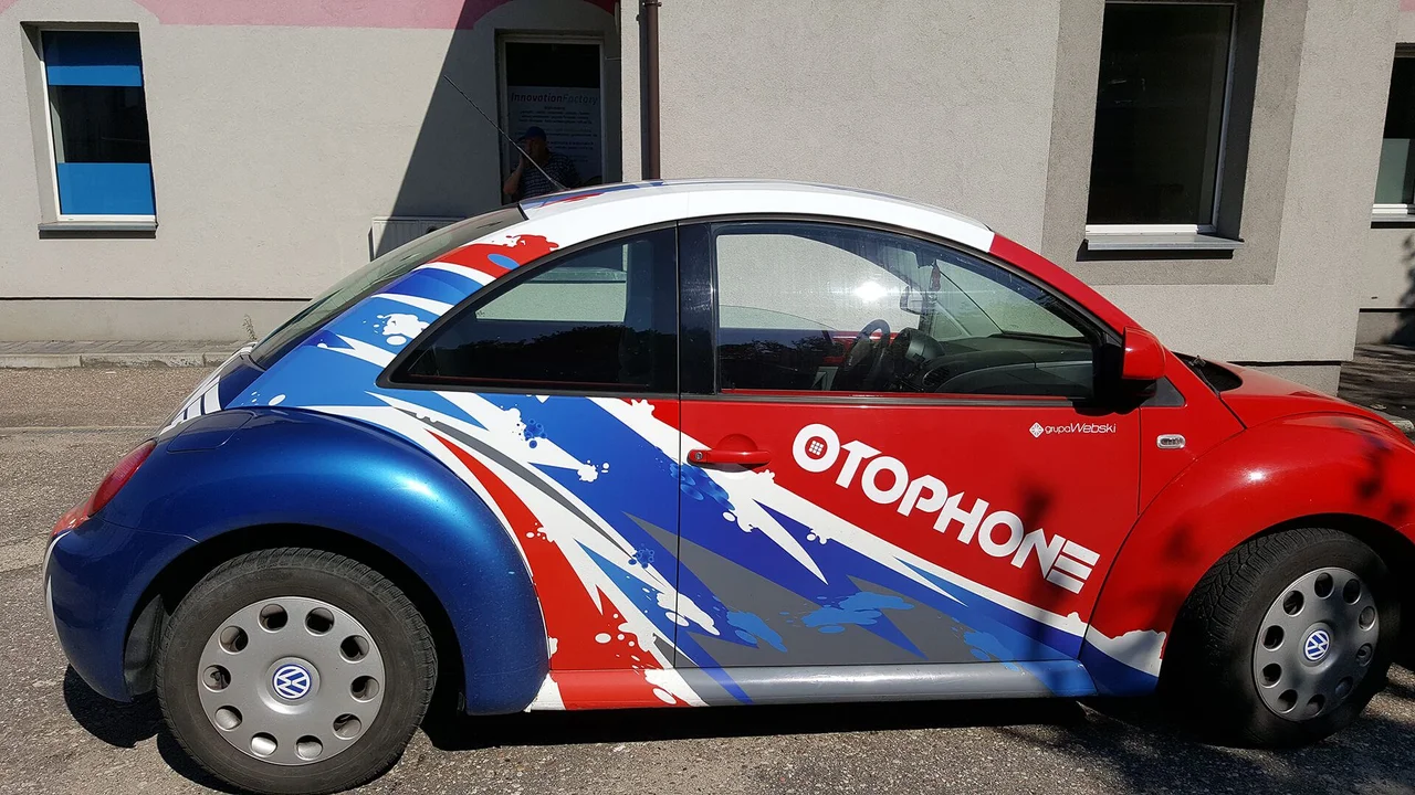 Oklejenie Volkswagena Garbusa dla Otophone
