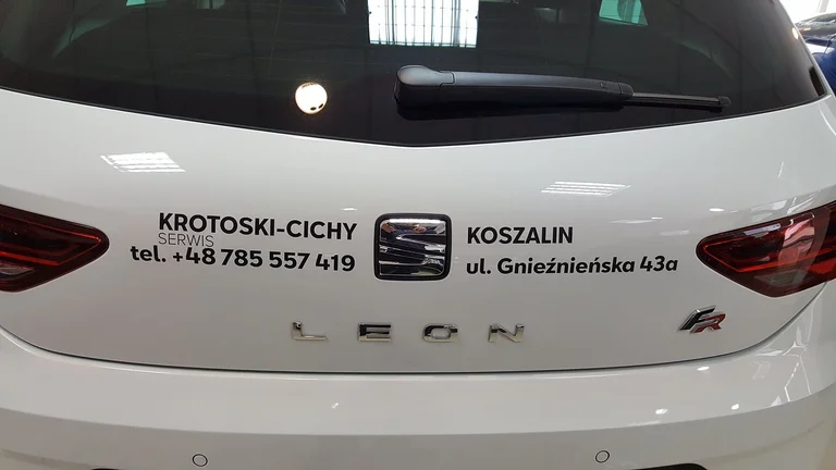 Oklejenie pojazdów Krotoski-Cichy
