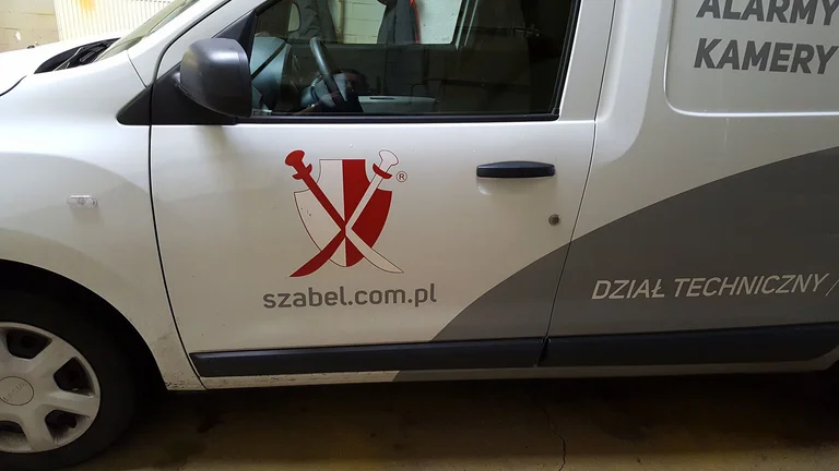 Oklejenie pojazdu Agencja Ochrony Szabel