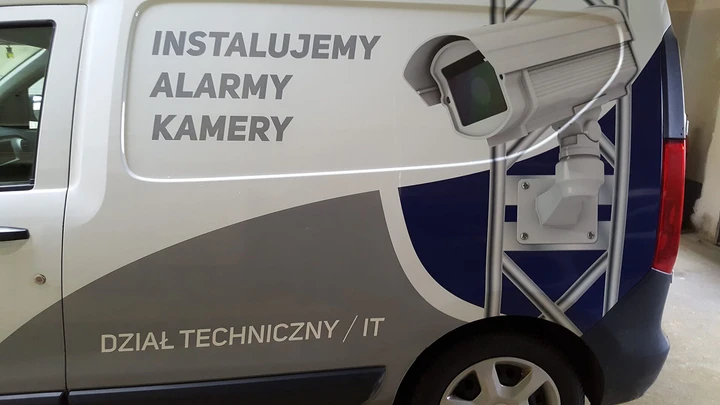 Oklejenie pojazdu Agencja Ochrony Szabel