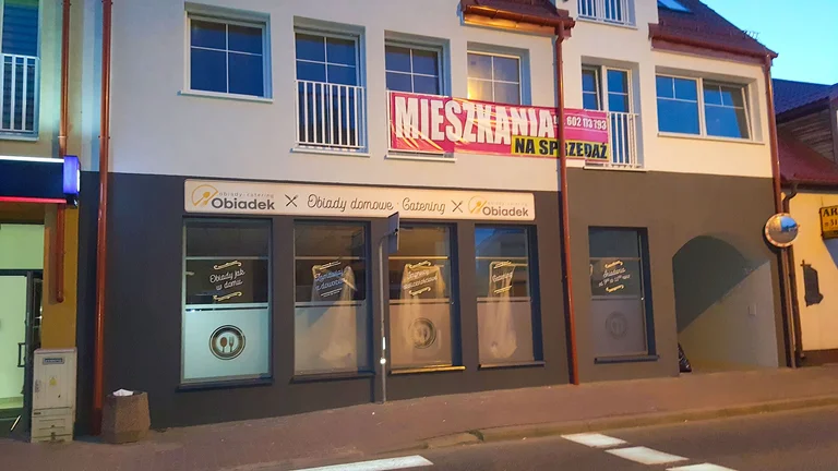 System reklamowy Bar Obiadek Karlino