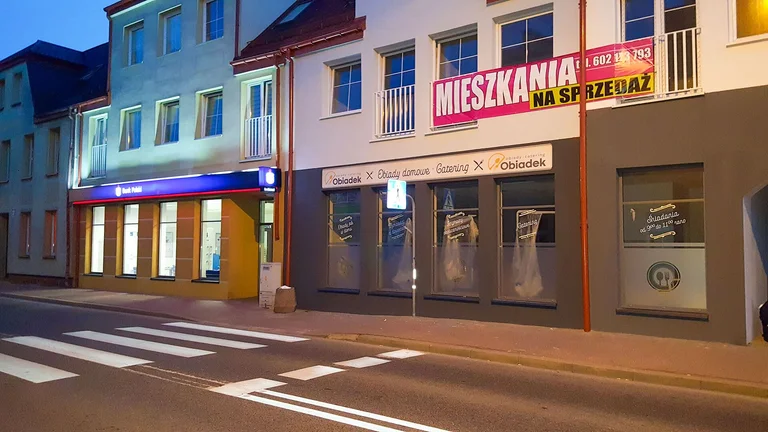 System reklamowy Bar Obiadek Karlino